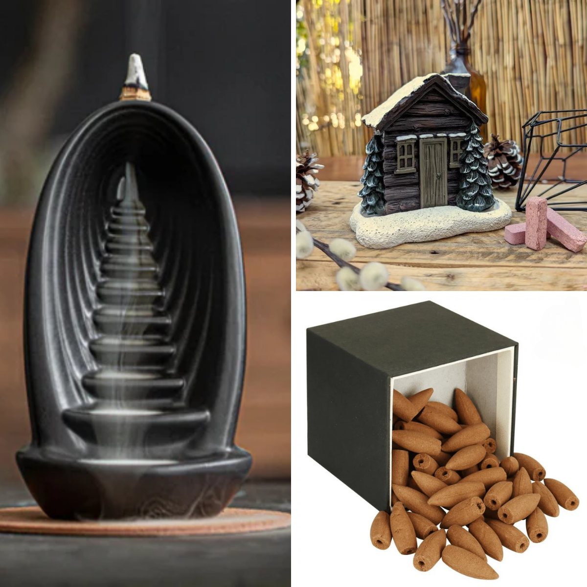 Sejura™ Merdiven + Karlı Ev Tütsülük + 30'lu Karışık Tütsü Kampanya Paketi