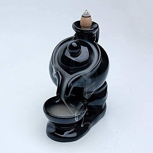 Sejura™ Siyah Çaydanlık Geri Akış Tütsülük