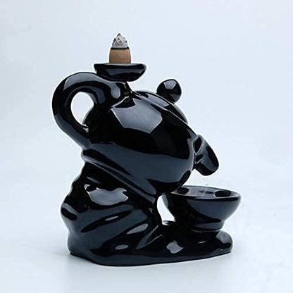 Sejura™ Siyah Çaydanlık Geri Akış Tütsülük