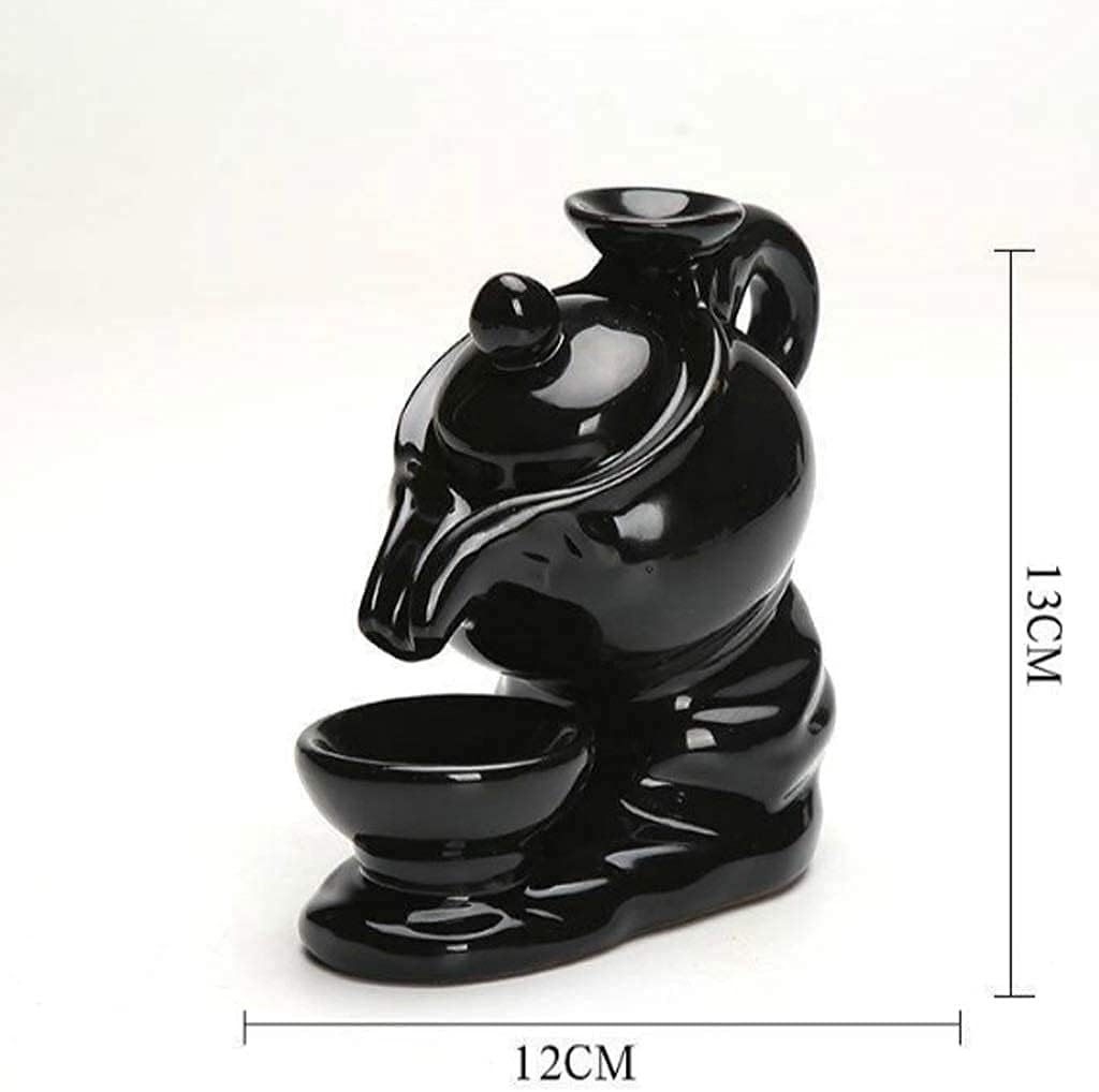 Sejura™ Siyah Çaydanlık Geri Akış Tütsülük